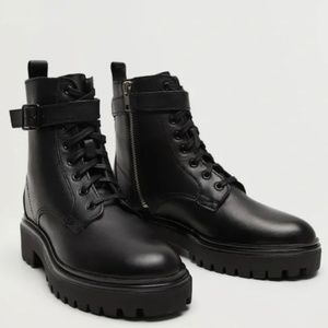 Mango combat boots (38)